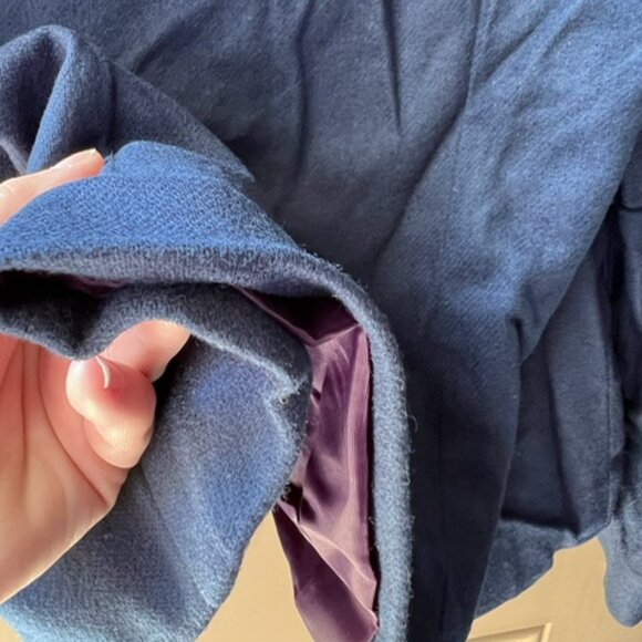 VTG Women's Blazer Royal Blue Size 13/14 - Picture 9 of 9